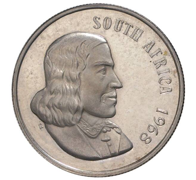 1 рэнд 1968 года ЮАР — надпись на английском (SOUTH AFRICA) (Артикул M2-38610)