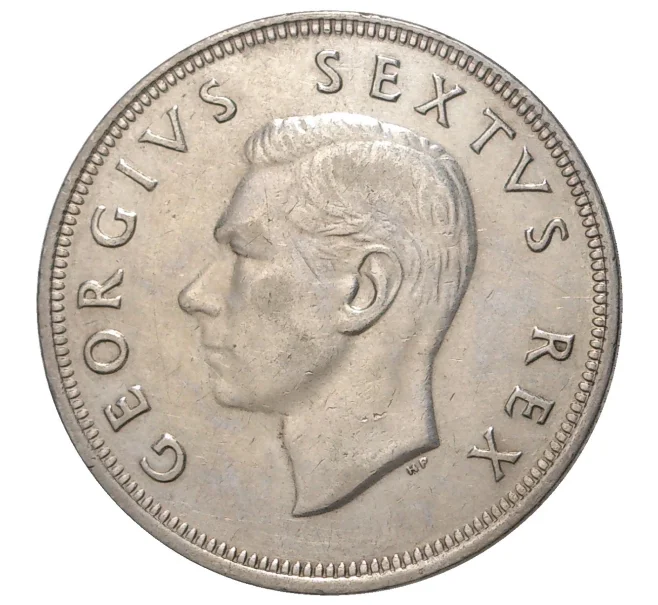 Монета 2 1/2 шиллинга 1951 года Британская Южная Африка (Артикул M2-38633)