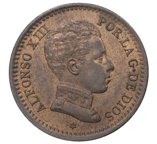 Монета 2 сентимо 1905 года Испания (Артикул M2-38966)