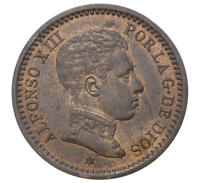 Монета 2 сентимо 1905 года Испания (Артикул M2-38968)