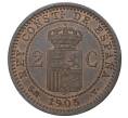 Монета 2 сентимо 1905 года Испания (Артикул M2-38969)