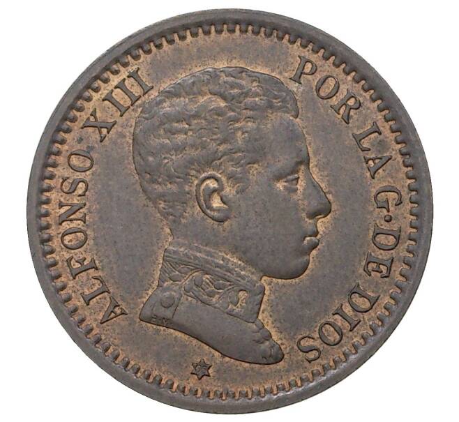 Монета 2 сентимо 1905 года Испания (Артикул: M2-38969) — Фото №2