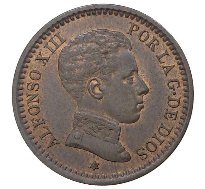 Монета 2 сентимо 1905 года Испания (Артикул M2-38971)