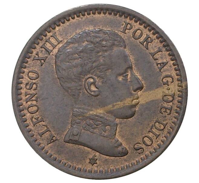 Монета 2 сентимо 1905 года Испания (Артикул: M2-38972) — Фото №2