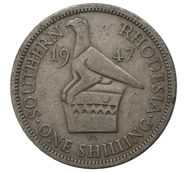 Монета 1 шиллинг 1947 года Южная Родезия (Артикул M2-39004)