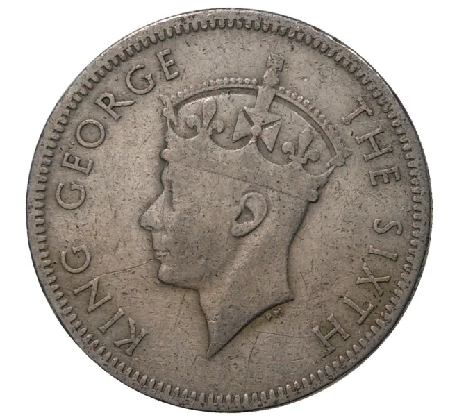 Монета 1 шиллинг 1949 года Южная Родезия (Артикул M2-39007)