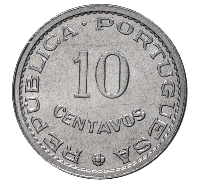 Монета 10 сентаво 1971 года Португальское Сан-Томе и Принсипи (Артикул M2-39082)