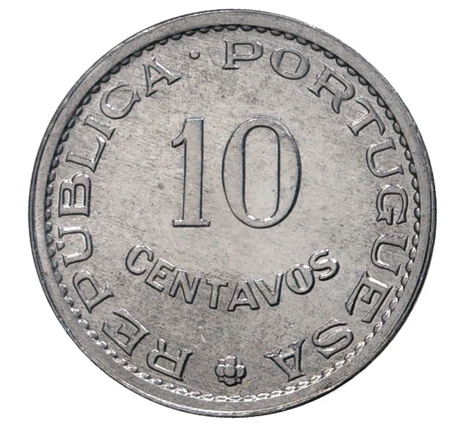 Монета 10 сентаво 1971 года Португальское Сан-Томе и Принсипи (Артикул M2-39085)